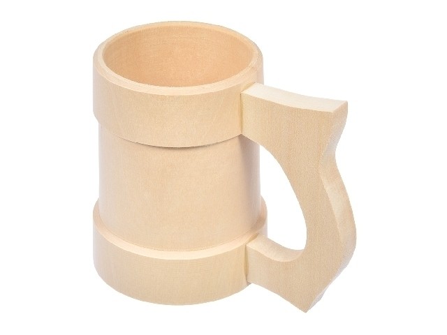 Кружка точёная 0,5 л липа Банные штучки 30039